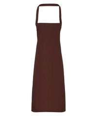 Premier 100% Organic Cotton Bib Apron - Brown