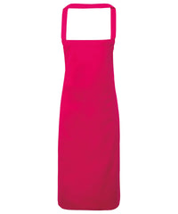 Premier 100% Organic Cotton Bib Apron - Hot Pink