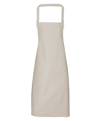 Premier 100% Organic Cotton Bib Apron - Natural