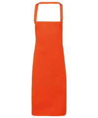 Premier 100% Organic Cotton Bib Apron - Orange