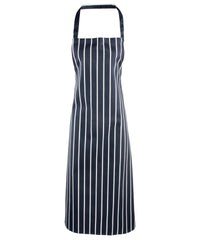 Premier Striped Bib Apron - Navy/White