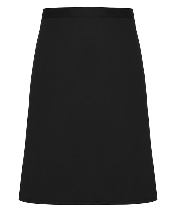 Premier Cotton Waist Apron, Organic and Fairtrade Certified - Black