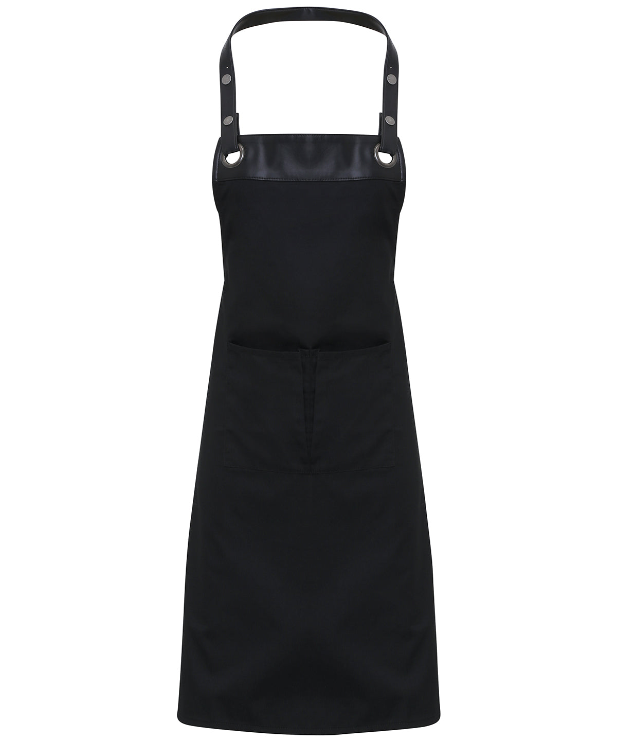 Premier Espresso Bib Apron - Black/Black