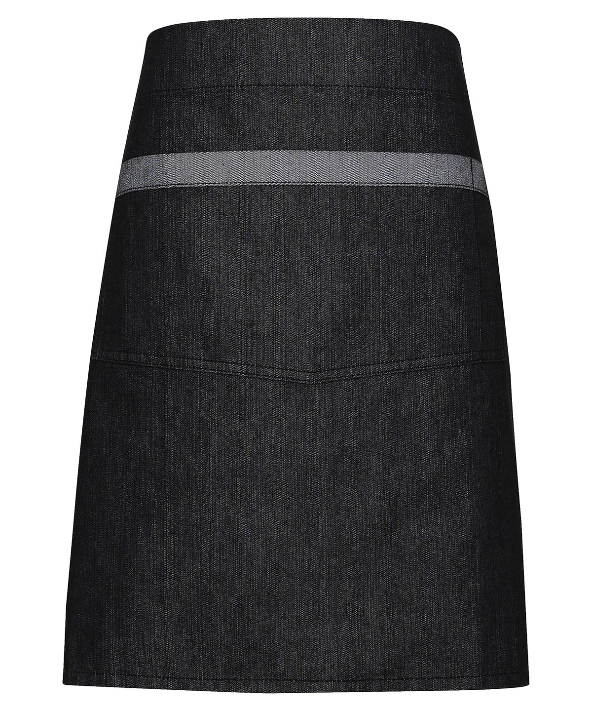 Premier Domain Contrast Denim Waist Apron - Black Denim
