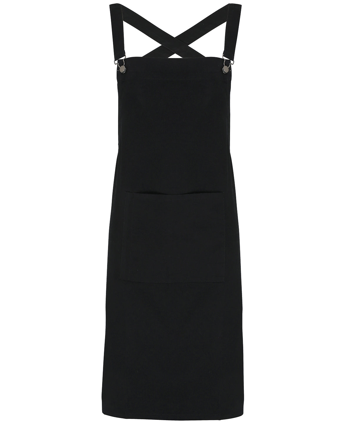 Premier Cross Back 'barista' Bib Apron - Black