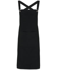 Premier Cross Back 'barista' Bib Apron - Black