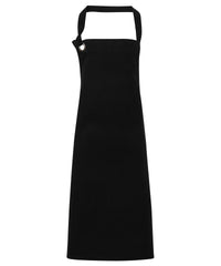 Premier Calibre Heavy Cotton Canvas Bib Apron - Black