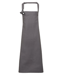 Premier Calibre Heavy Cotton Canvas Bib Apron - Dark Grey