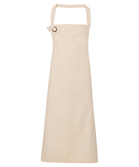 Premier Calibre Heavy Cotton Canvas Bib Apron - Natural