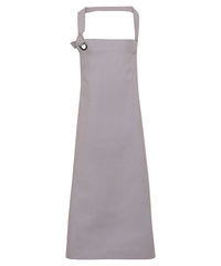 Premier Calibre Heavy Cotton Canvas Bib Apron - Silver