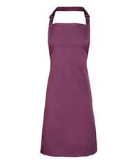 Premier Colours Bib Apron - Aubergine