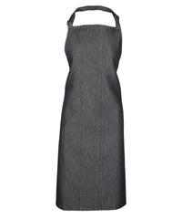 Premier Colours Bib Apron - Black Denim