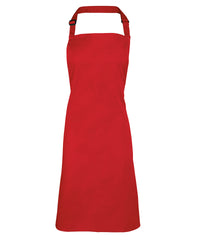 Premier Colours Bib Apron - Red