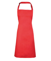 Premier Colours Bib Apron - Strawberry Red