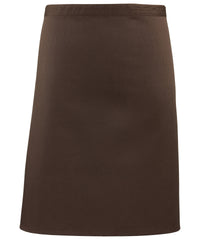 Premier Colours Mid-length Apron - Brown