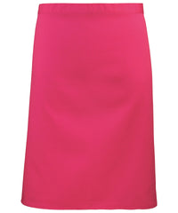 Premier Colours Mid-length Apron - Hot Pink