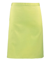 Premier Colours Mid-length Apron - Lime