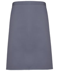 Premier Colours Mid-length Apron - Steel