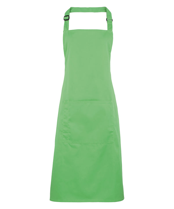 Premier Colours Bib Apron with Pocket - Apple