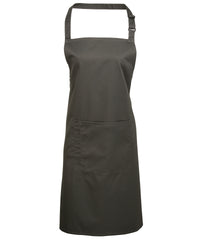 Premier Colours Bib Apron with Pocket - Dark Grey