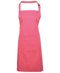 Premier Colours Bib Apron with Pocket - Fuchsia