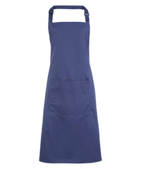 Premier Colours Bib Apron with Pocket - Marine Blue