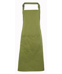 Premier Colours Bib Apron with Pocket - Oasis Green