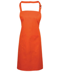 Premier Colours Bib Apron with Pocket - Orange