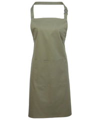 Premier Colours Bib Apron with Pocket - Sage