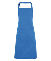 Premier Colours Bib Apron with Pocket - Sapphire
