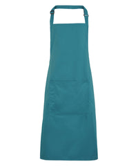 Premier Colours Bib Apron with Pocket - Teal