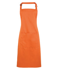 Premier Colours Bib Apron with Pocket - Terracotta
