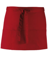 Premier Colours 3-pocket Apron - Burgundy