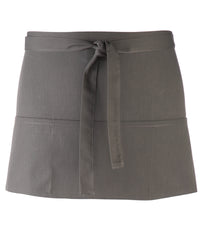 Premier Colours 3-pocket Apron - Dark Grey