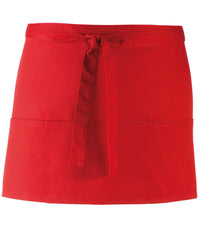 Premier Colours 3-pocket Apron - Red
