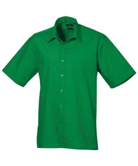 Premier Short Sleeve Poplin Shirt - Emerald