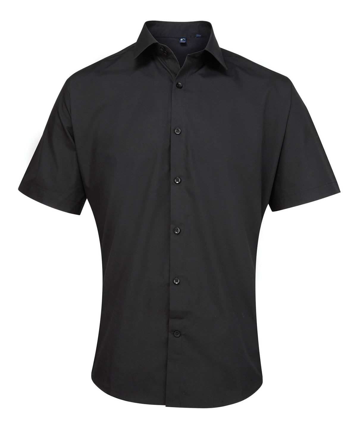 Premier Supreme Poplin Short Sleeve Shirt - Black