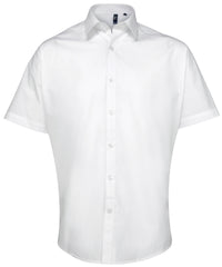 Premier Supreme Poplin Short Sleeve Shirt - White