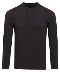 Premier Long John Roll-sleeve Tee - Black