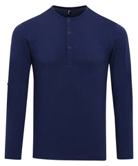 Premier Long John Roll-sleeve Tee - Indigo
