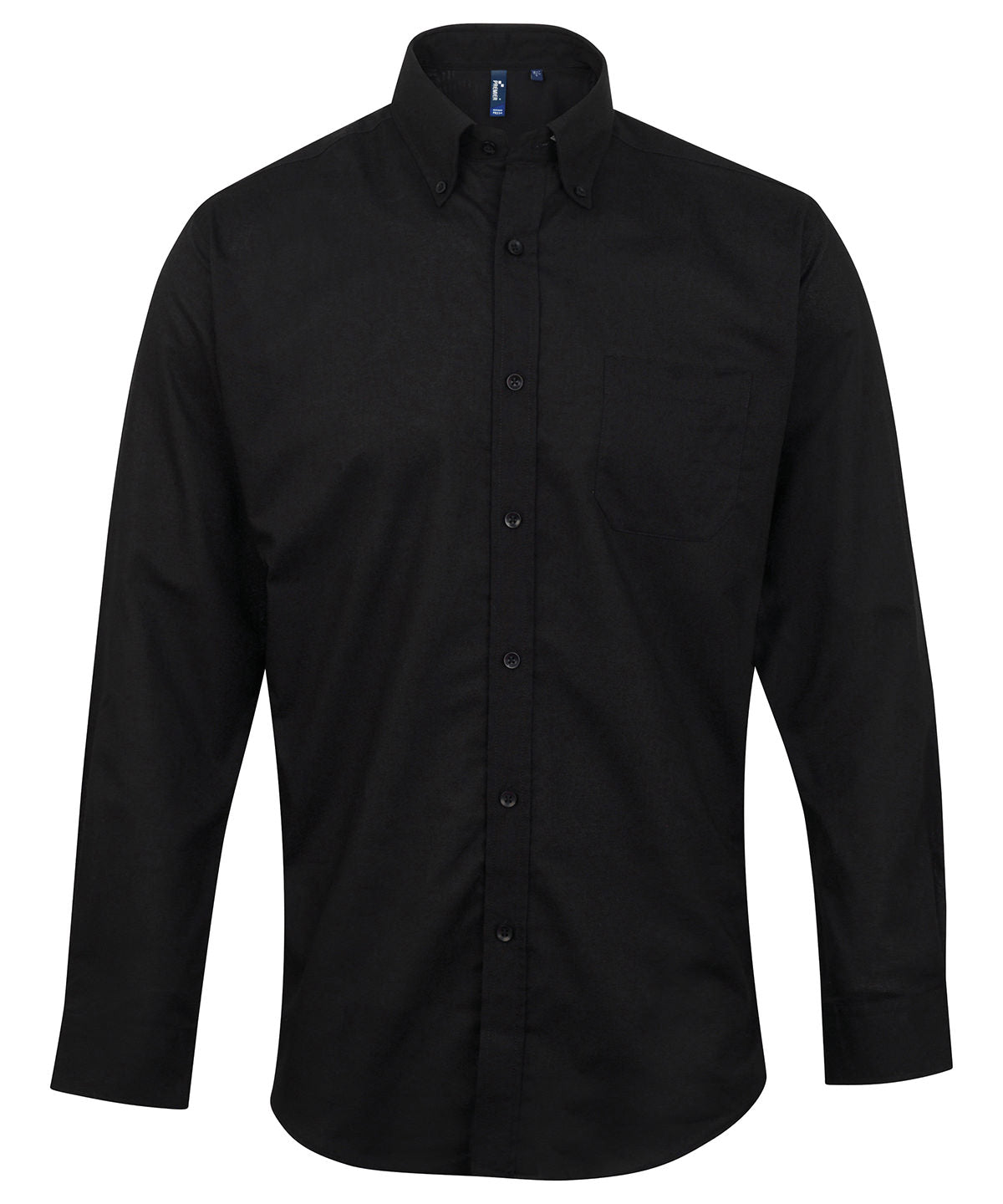 Premier Signature Oxford Long Sleeve Shirt - Black