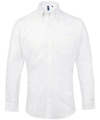 Premier Signature Oxford Long Sleeve Shirt - White