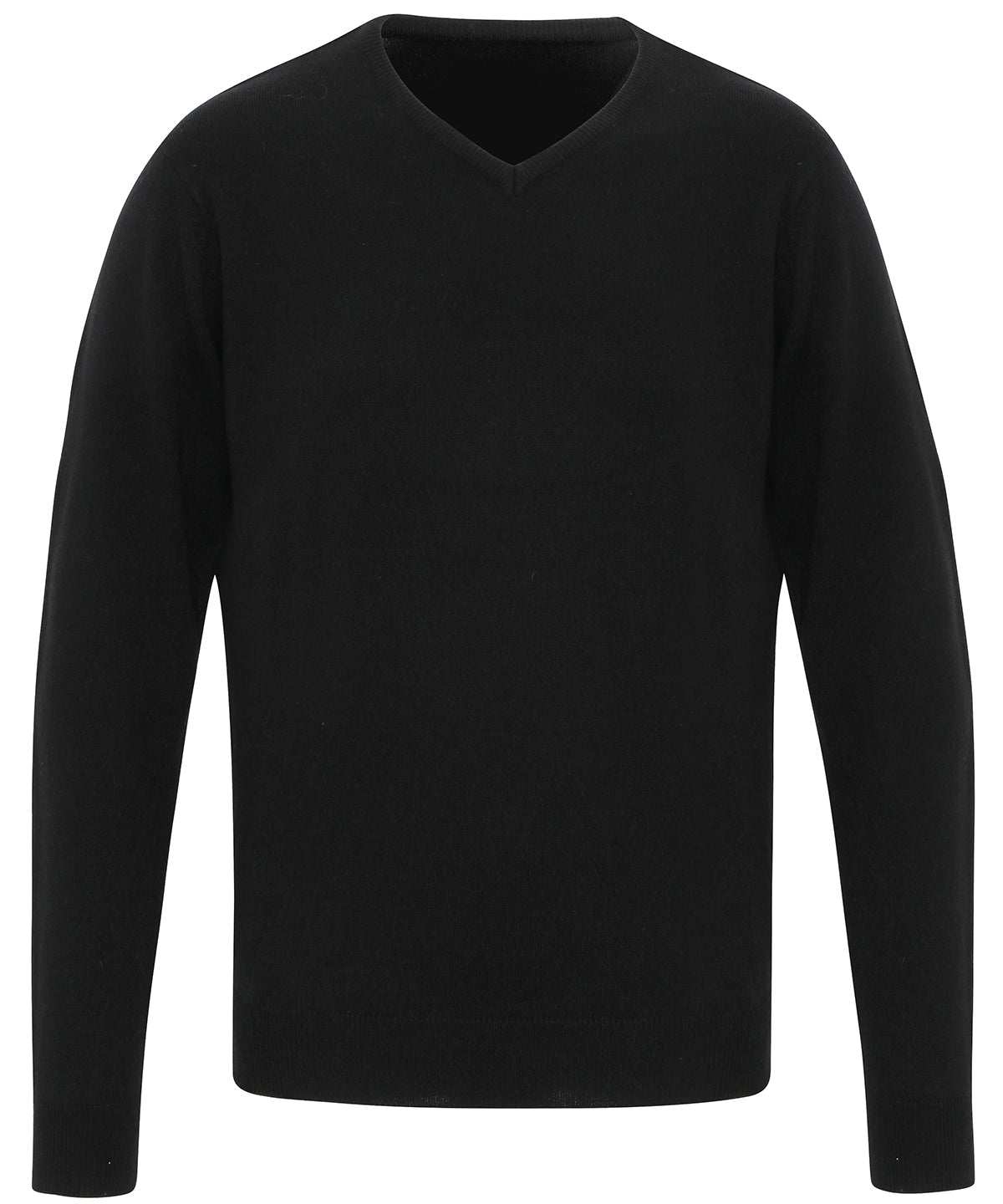 Premier 'Essential' Acrylic V-neck Sweater - Black