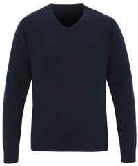 Premier 'Essential' Acrylic V-neck Sweater - Navy