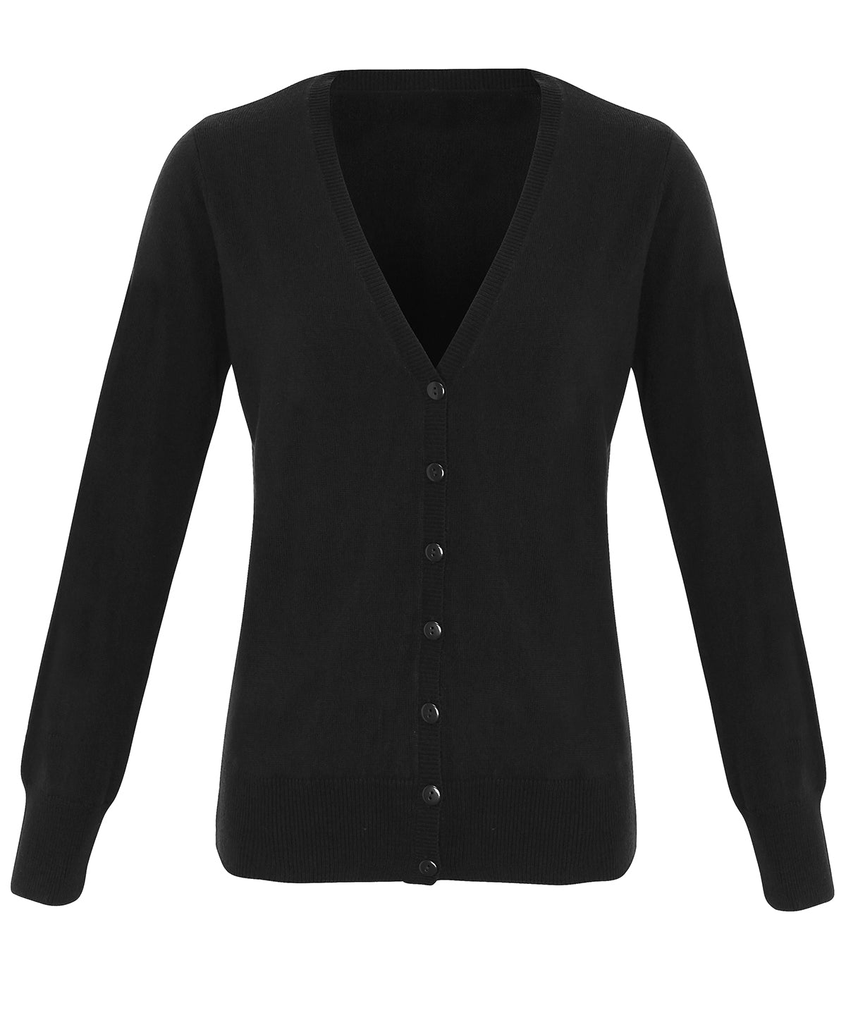 Premier Women's 'essential' Acrylic Cardigan - Black