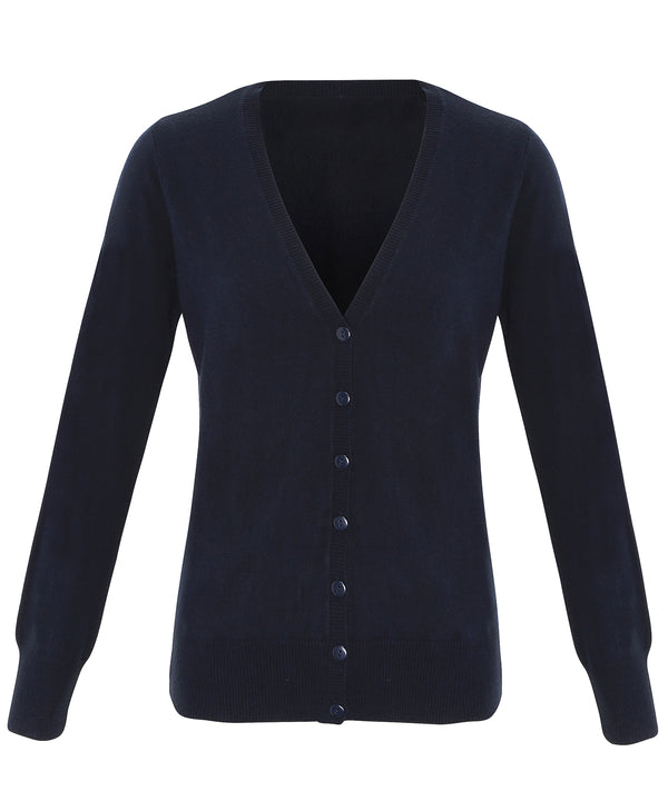 Premier Women's 'essential' Acrylic Cardigan - Navy