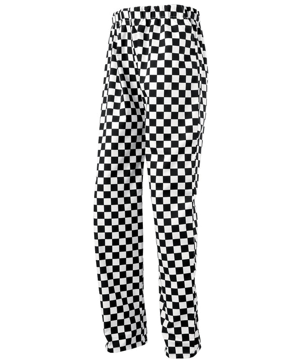 Premier Essential Chef's Trousers - Black/White