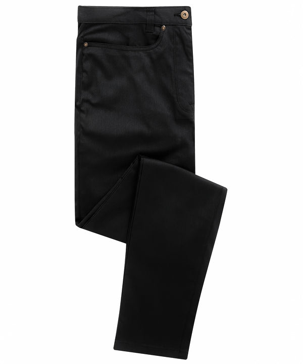 Premier Performance Chino Jeans - Black