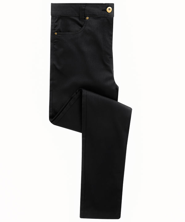 Premier Women's Performance Chino Jeans - Black