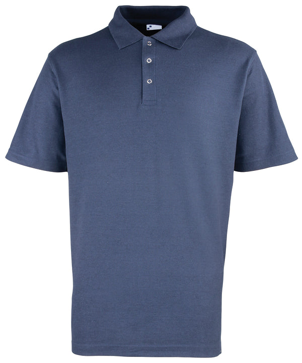 Premier Studded Polo - Navy